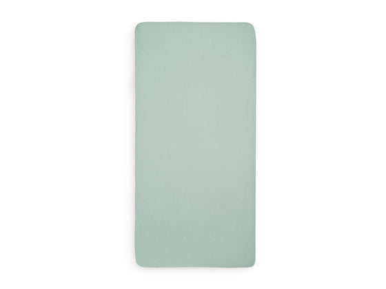 Jollein Spannbettlaken Wiege Jersey 40/50x80/90 cm-Ash Green