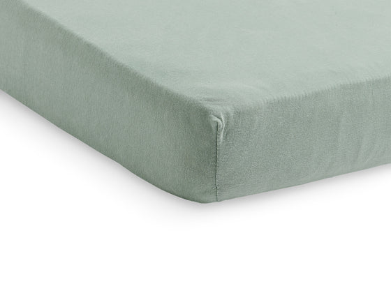 Jollein Spannbettlaken Wiege Jersey 40/50x80/90 cm-Ash Green