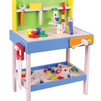 Spielba Werkbank deluxe mit viel Zubehör