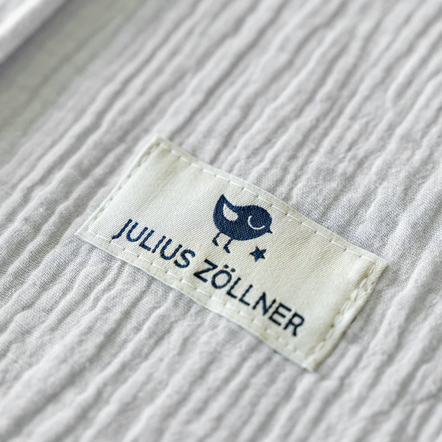 JULIUS ZÖLLNER Sommerschlafsack aus Baumwollmusselin, Grau