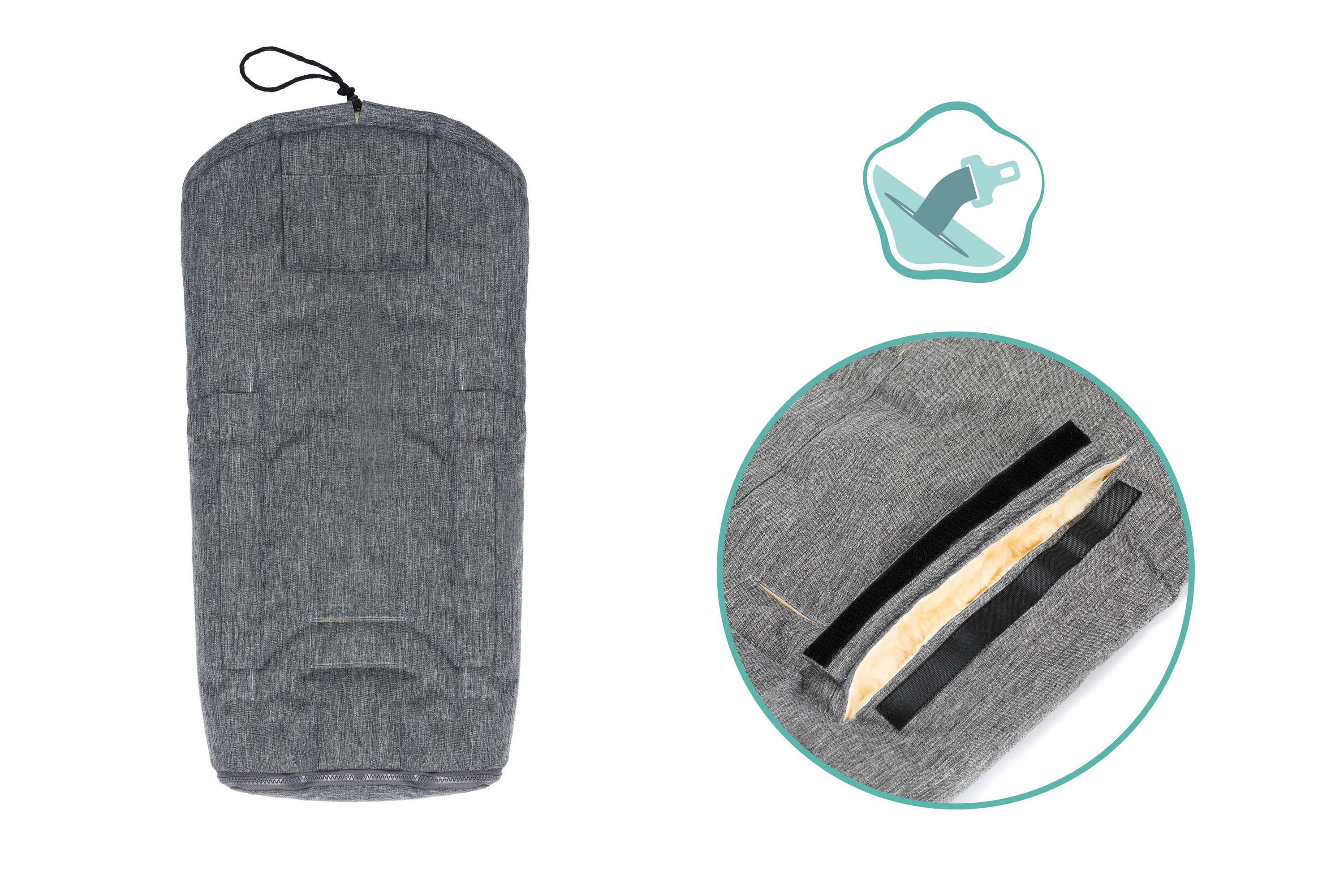 Fillikid Winterfusssack Pamir hellgrau - Gr.0
