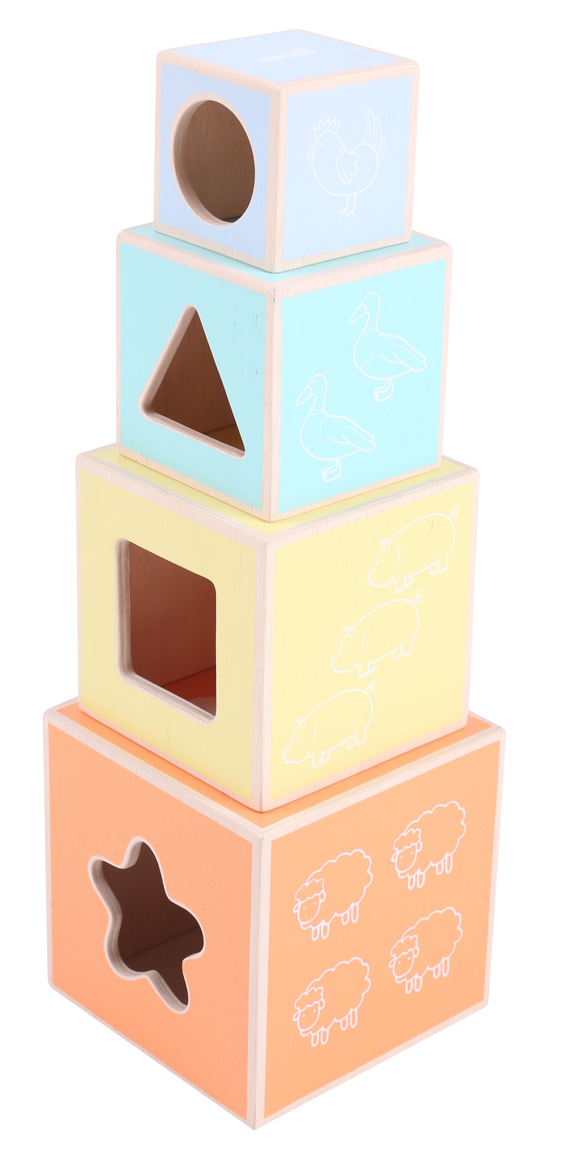 Spielba Stapelturm und Formenspiel