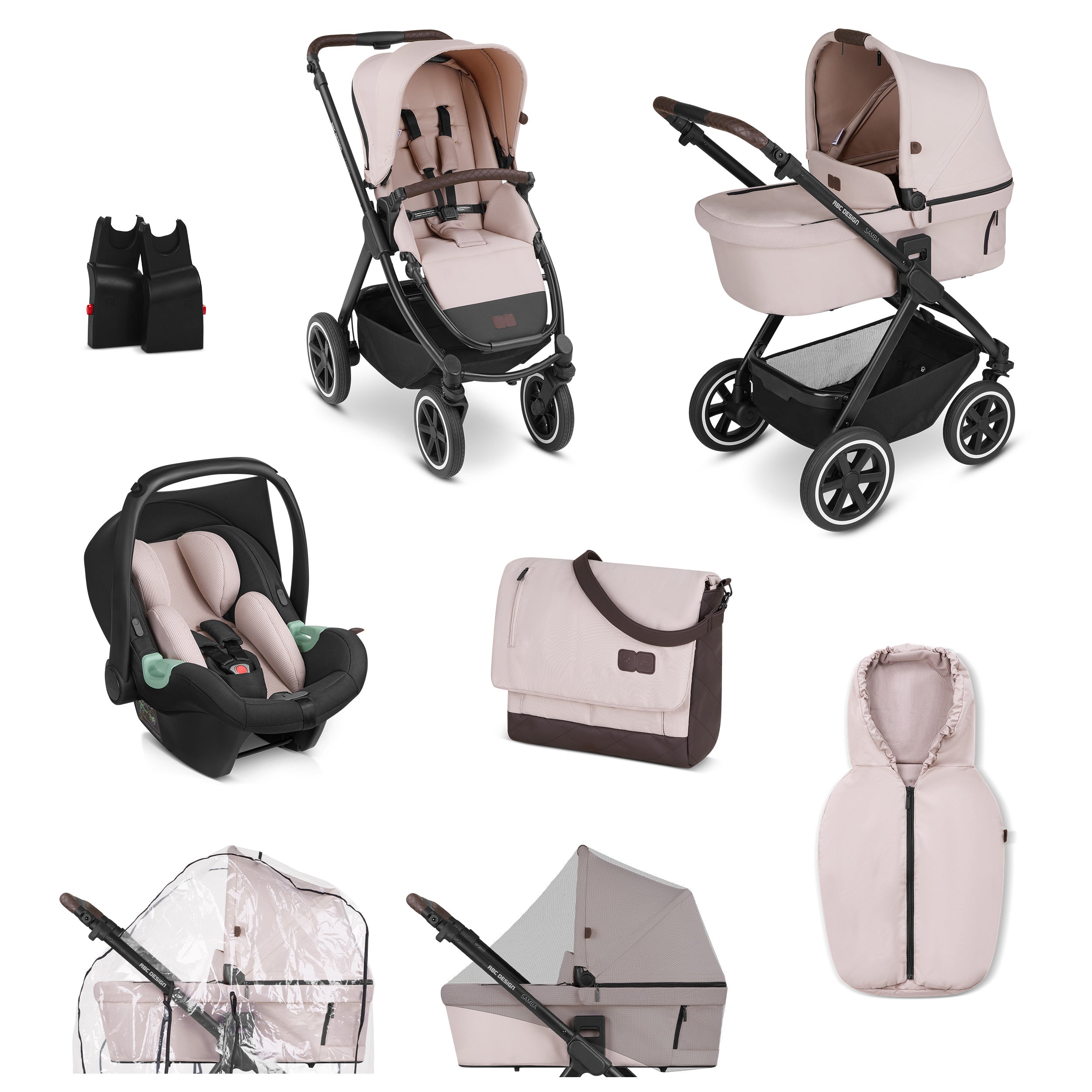 ABC Design Samba Starter Set Pure  berry **SALE**