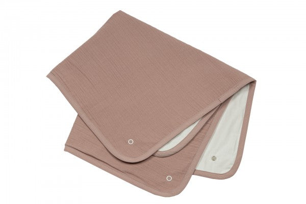 Bebe&#39;s Collection Musselin Ersatz-Auflage gross Hund altrosa