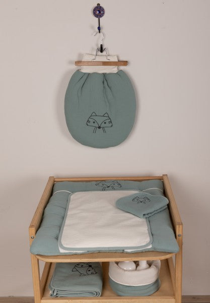 Bebe's Collection Musselin Strampelsäckchen leicht wattiert