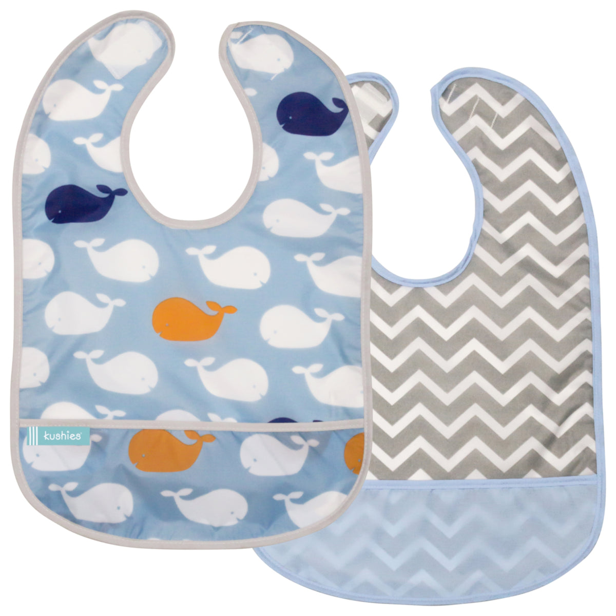 Kushies Lätzchen im 2er Pack CleanBib | 12m+