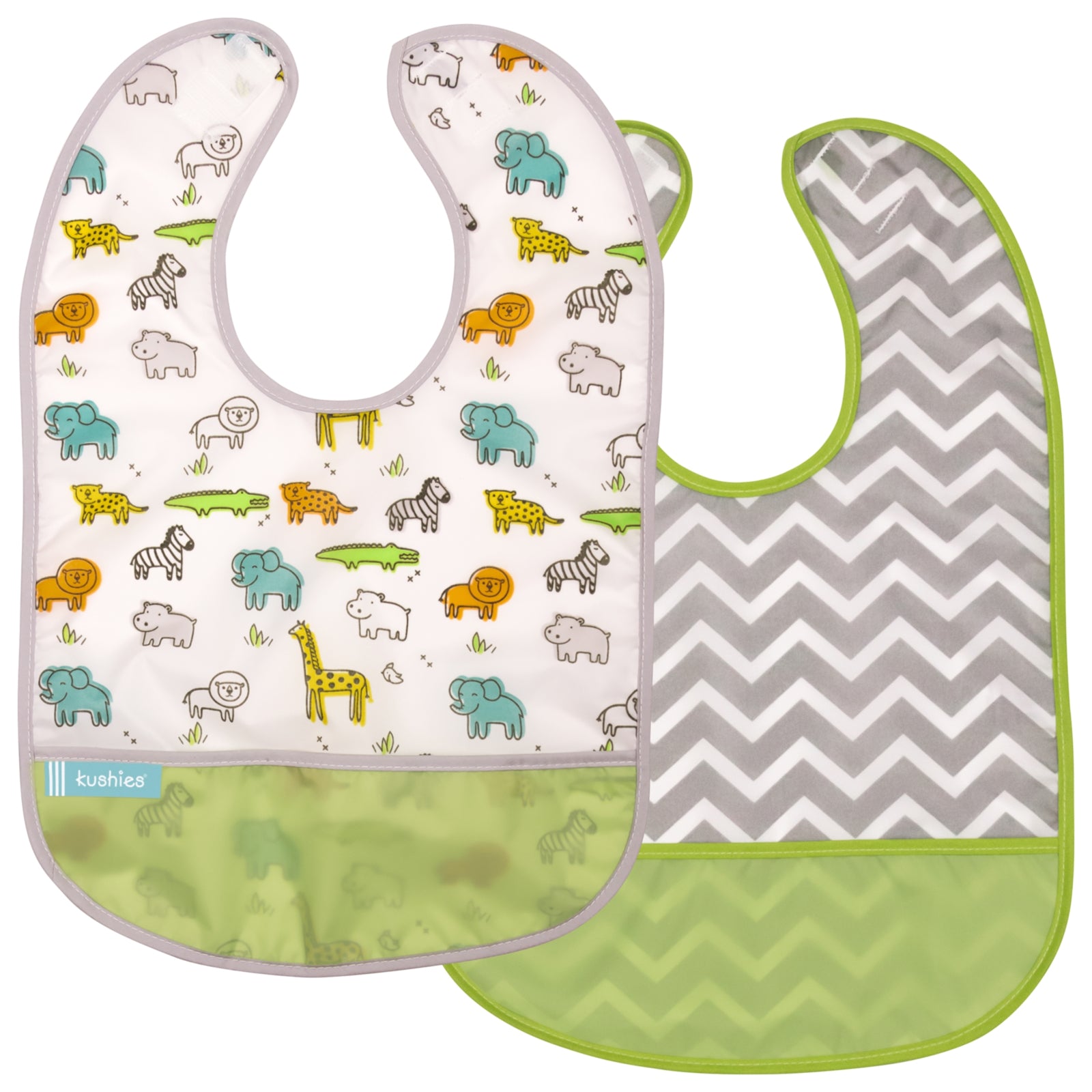 Kushies Lätzchen im 2er Pack CleanBib | 12m+