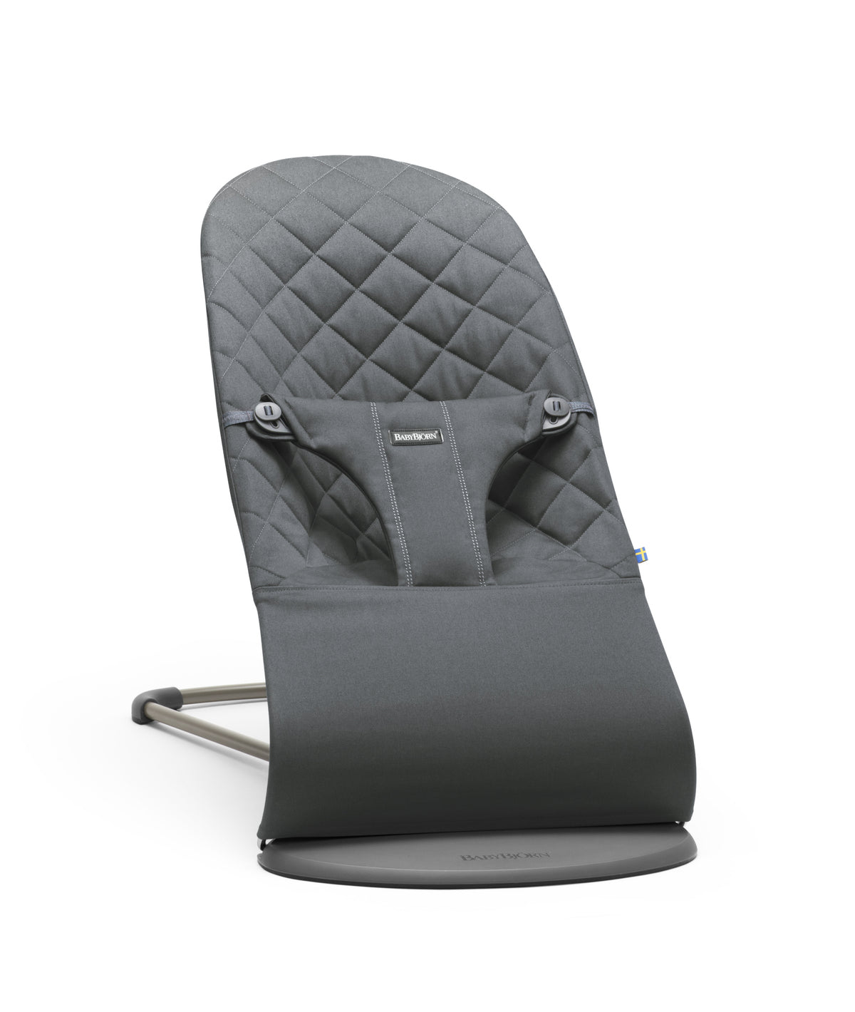 BabyBjörn Babywippe Balance Bliss Cotton anthrazitgrau