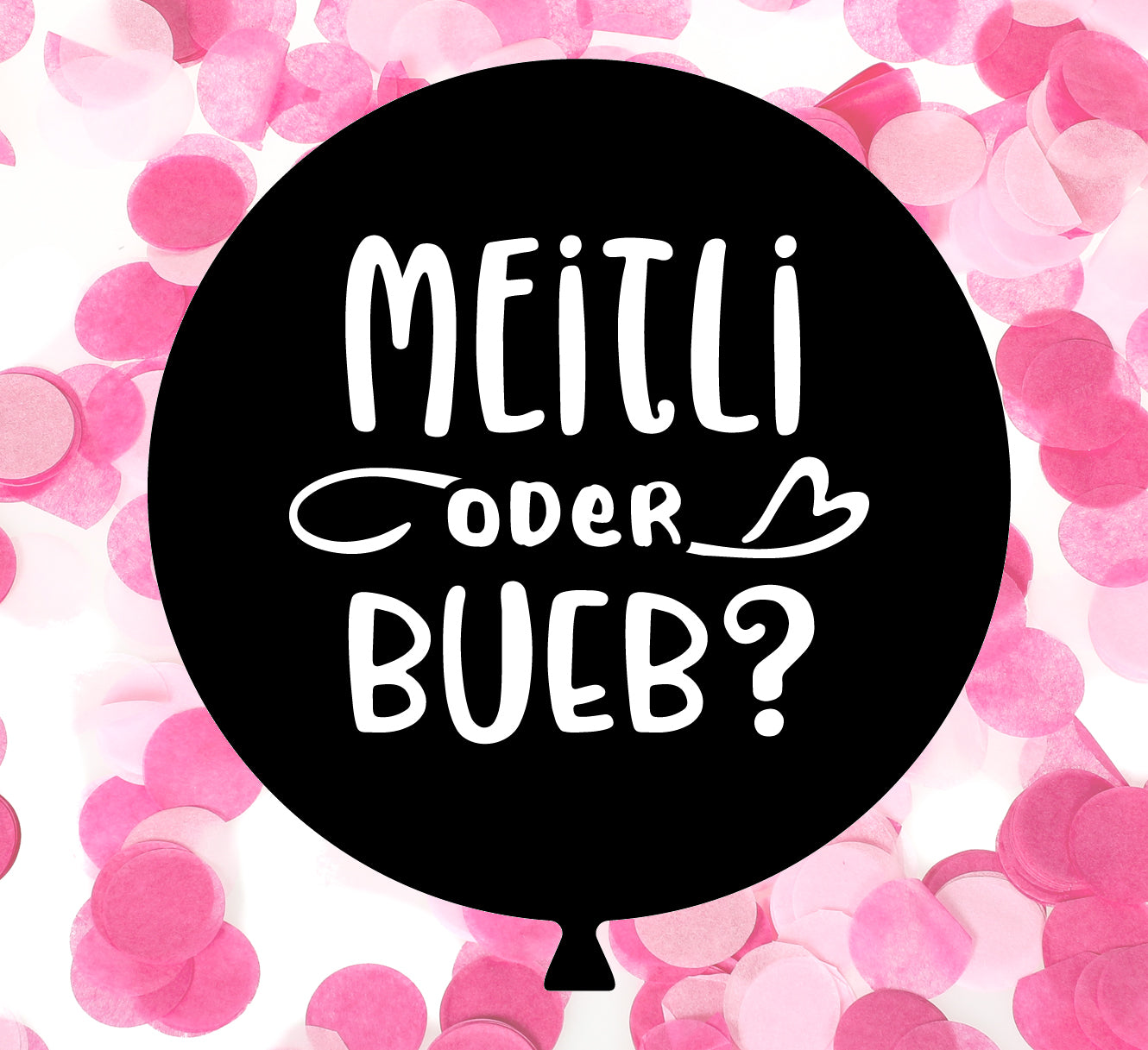 Babyshower Ballon (Meitli)