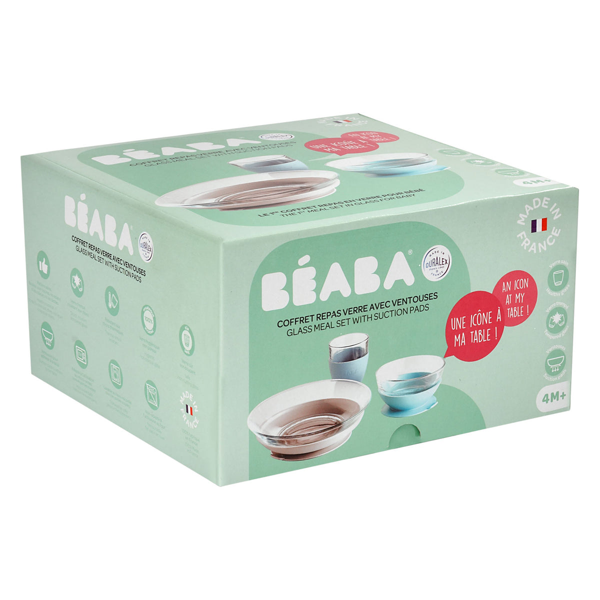 Beaba Mahlzeiten-Set Glas dschungel