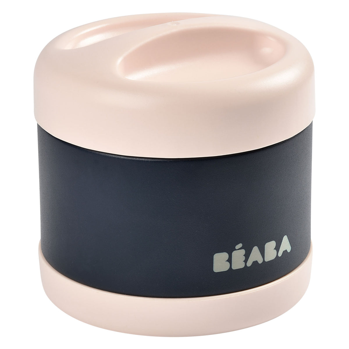 Beaba Thermobehälter aus Edelstahl 500ml hellrosa/nachtblau