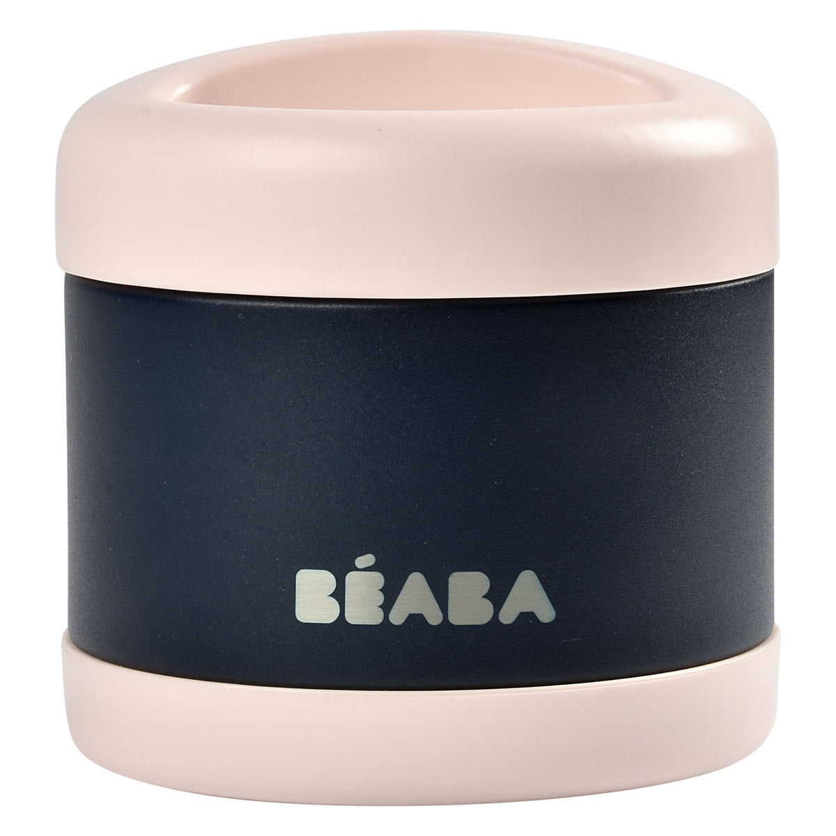 Beaba Thermobehälter aus Edelstahl 500ml hellrosa/nachtblau