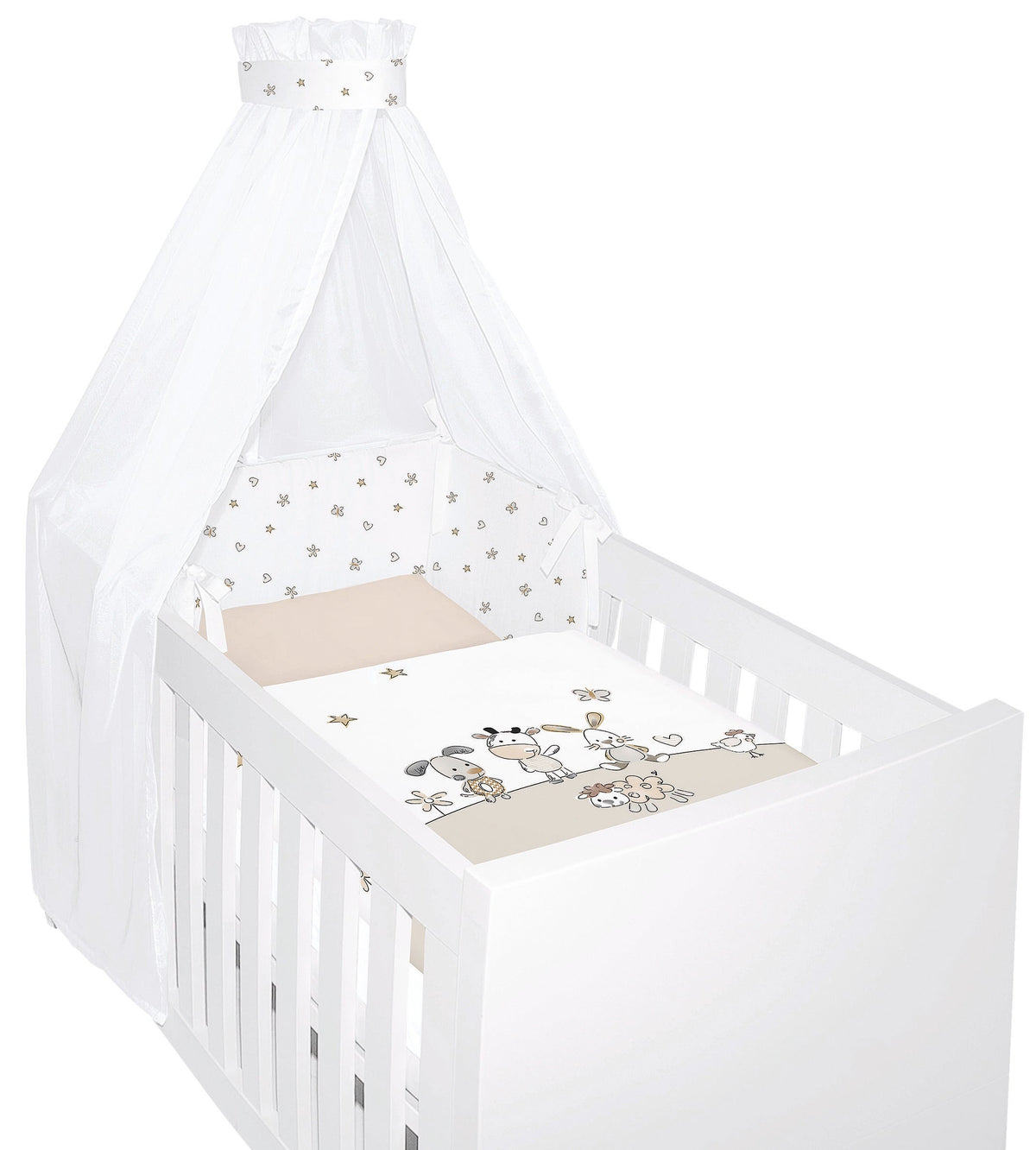 Bettset Tencel Little Farm 4tlg. inkl. gratis Fixleintuch