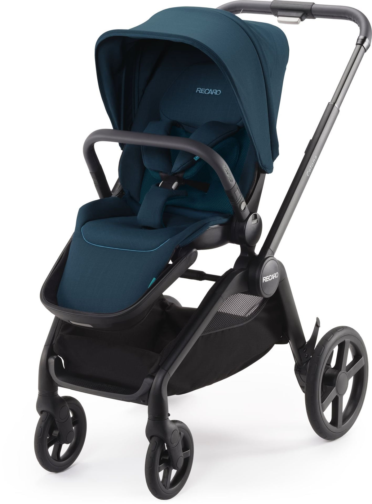 Recaro Celona Kombikinderwagen black Select inkl. Babywanne