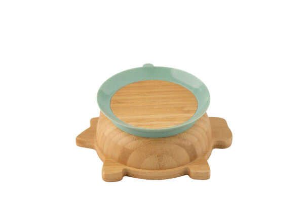 Citron Bamboo Bowl Set Dino Green