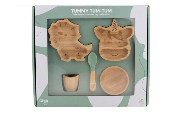 Citron Bamboo Toys Set