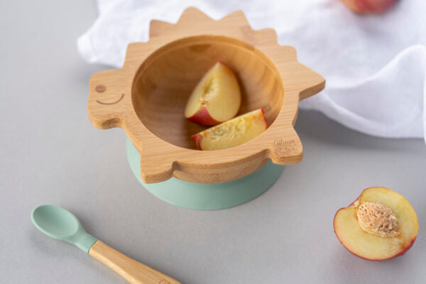 Citron Bamboo Bowl Set Dino Green