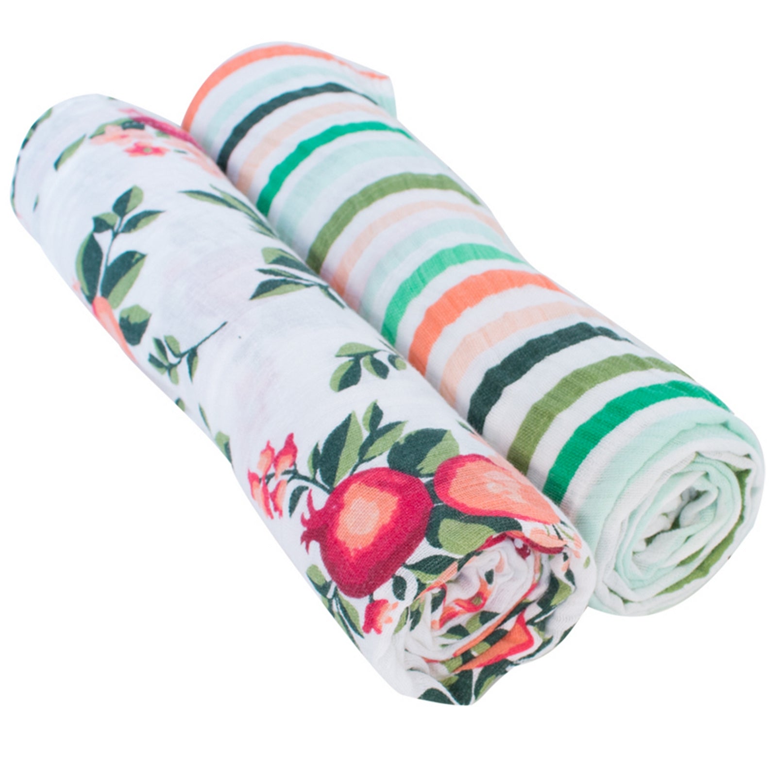 Bébé au Lait Pucktuch Muslin 2er Pack, Ojai und Ribbon