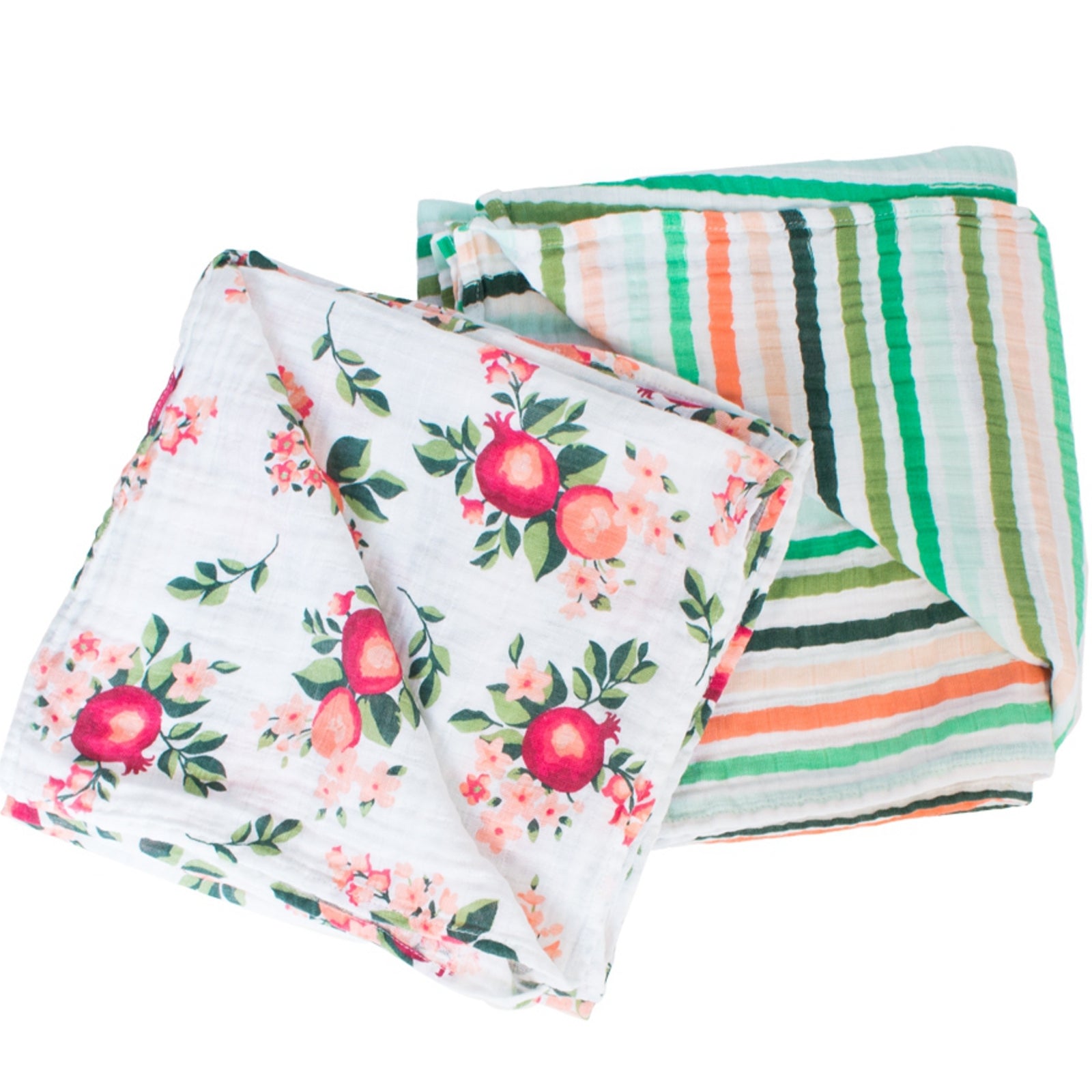 Bébé au Lait Pucktuch Muslin 2er Pack, Ojai und Ribbon