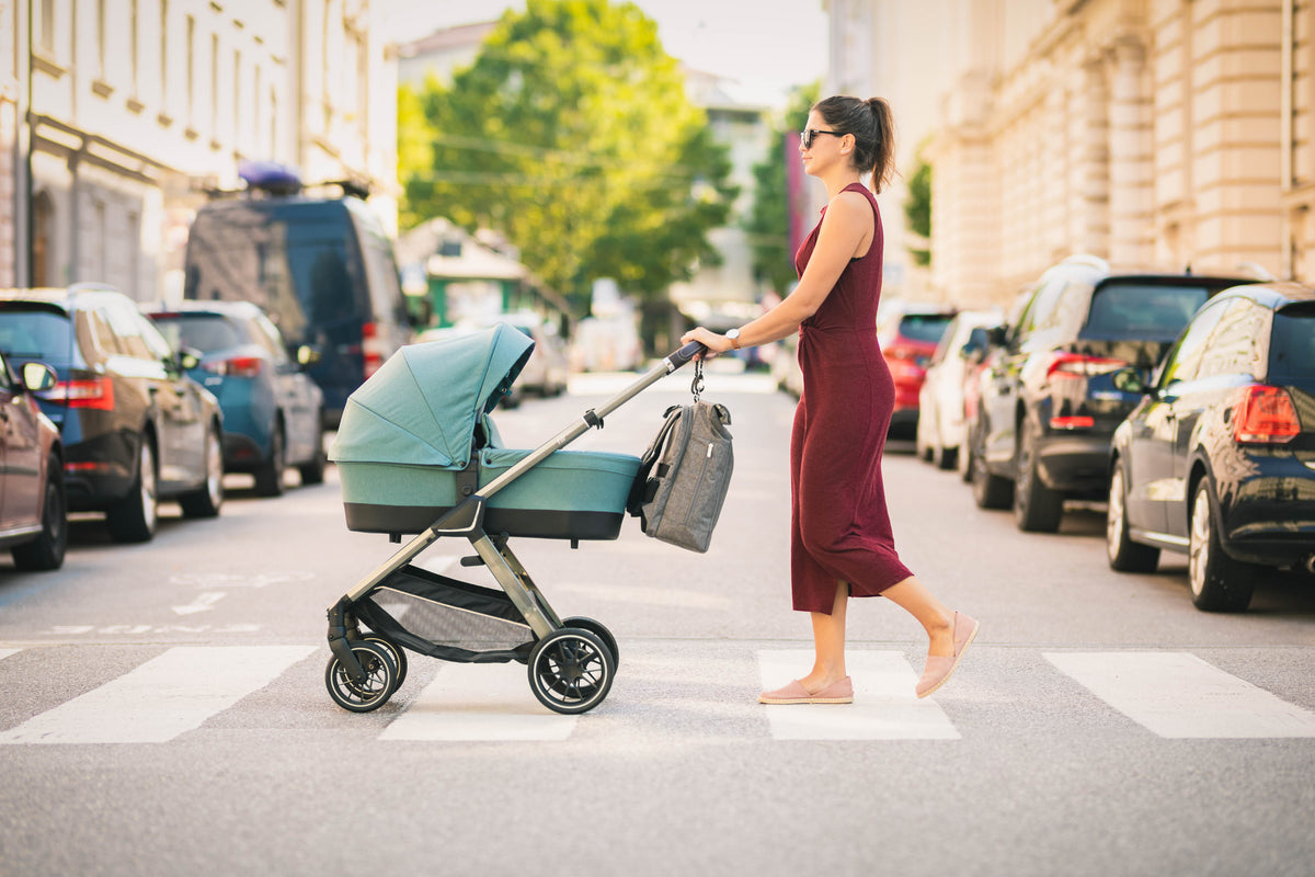 Fillikid Kinderwagenset Puma inkl. Sportwagenaufsatz und Wanne mentha - SONDERAKTION