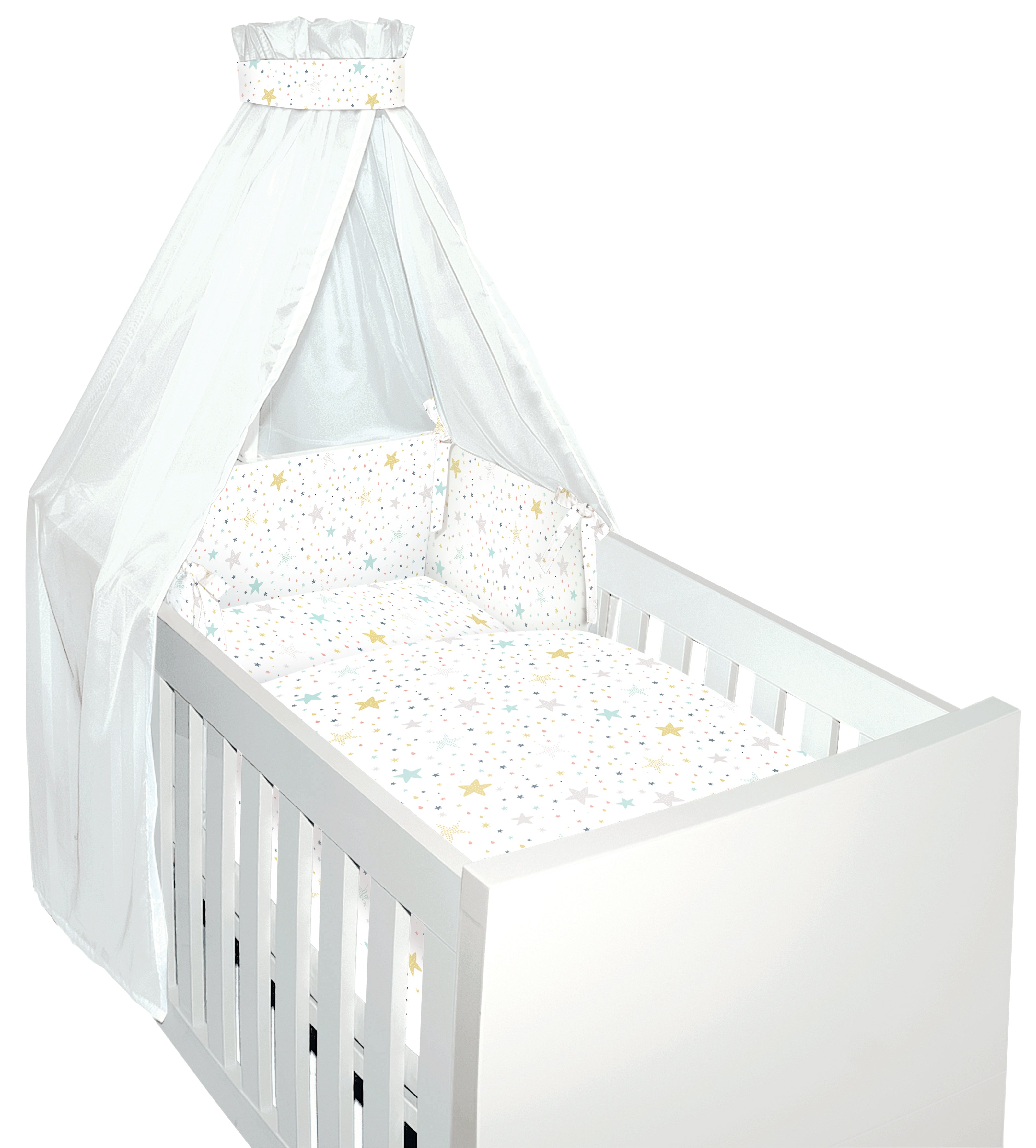 Bettset Tencel Starnight mulitcolor 4tlg. inkl. gratis Fixleintuch