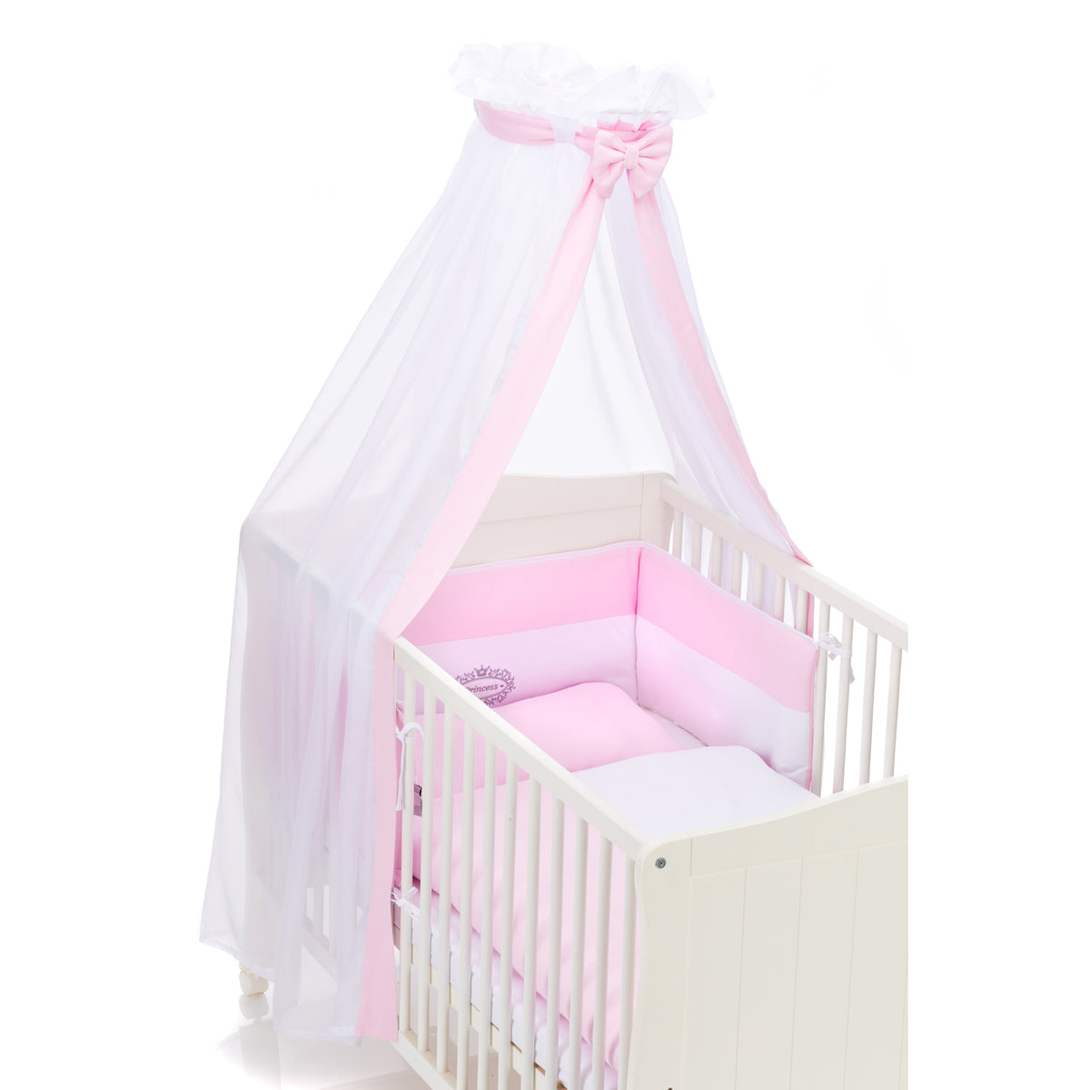 Fillikid Bettset Kleine Prinzessin aus Jersey + Gratis 1x Fixleintuch - 70 x 140cm