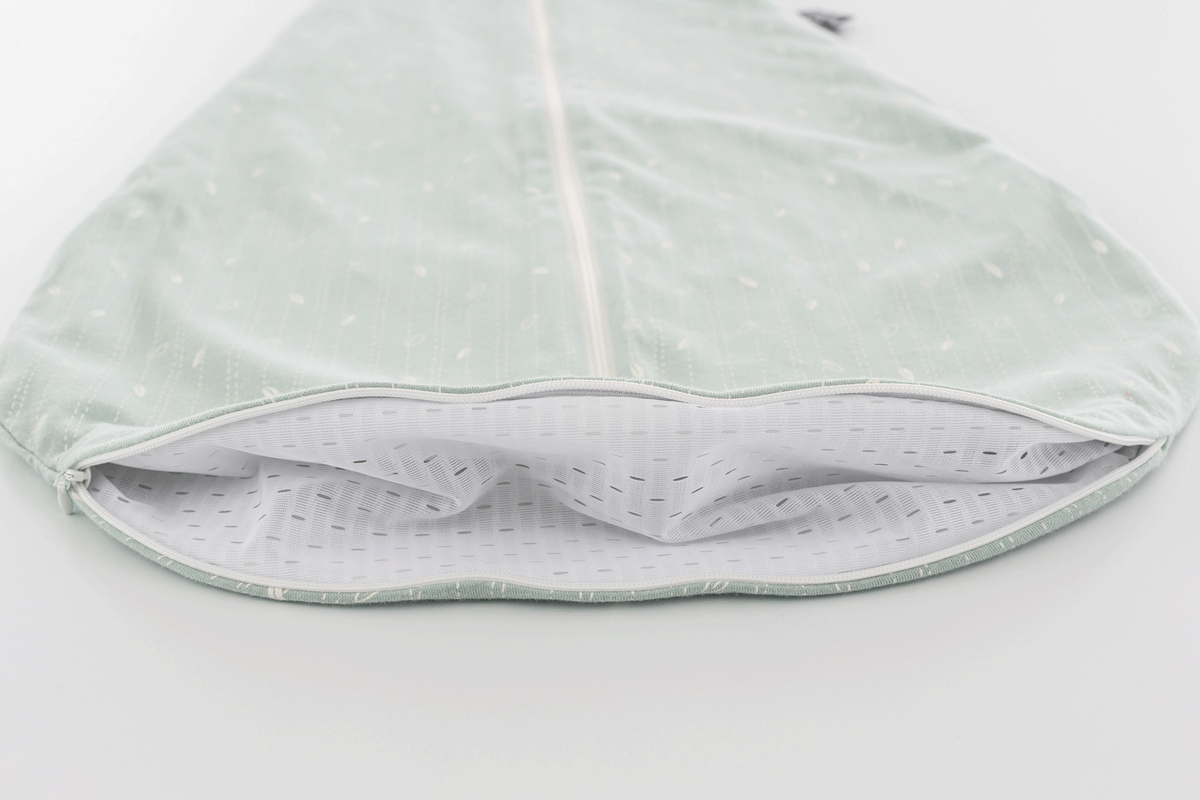 Träumeland Schlafsack LIEBMICH Blätter mint