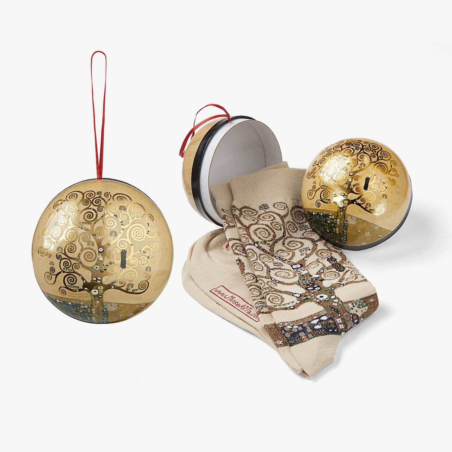 Geschenkkugel - Gustav Klimt, Der Lebensbaum