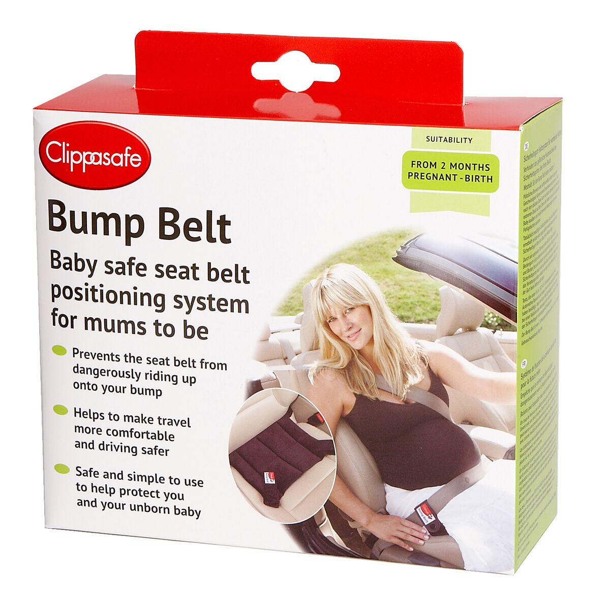 Clippasafe Advance Bump Belt - Schwangerschaftsautogurt - Margaretha's  Bébé- & Kinderparadies AG