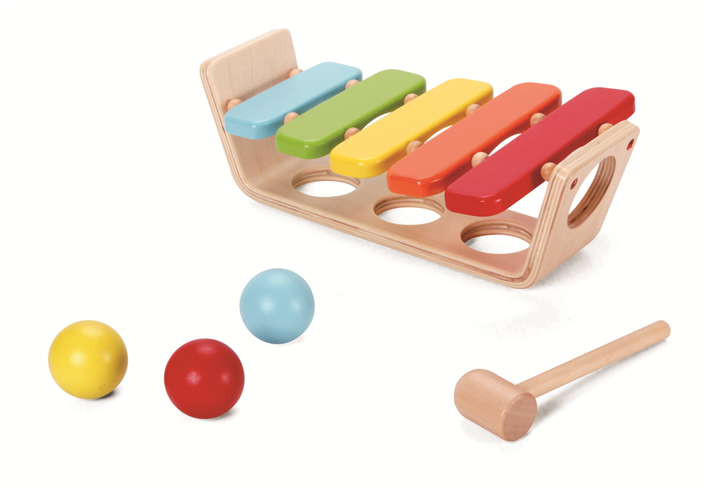 CLASSIC WORLD 2in1 Perkussionsinstrument aus Holz *SALE*
