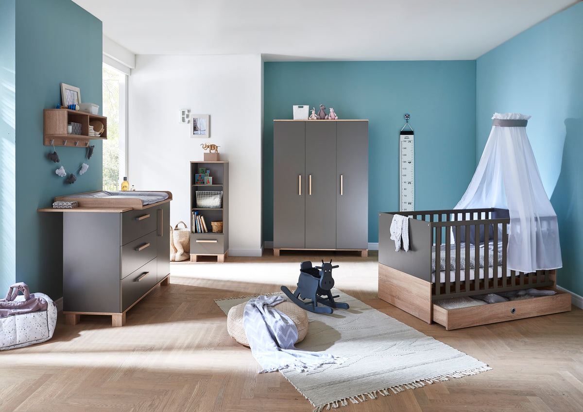 Berndt Cloe Kinderzimmer 3-teilig mit Wickelansatz (nur für kurze Zeit eine Matratze gratis dazu)