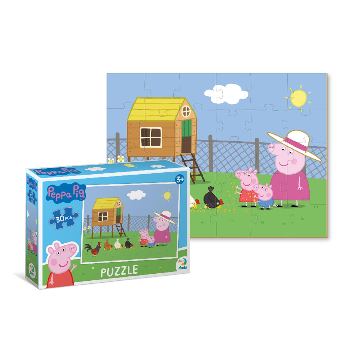 DODO Puzzle Peppa Pig 30 Teile 36M+