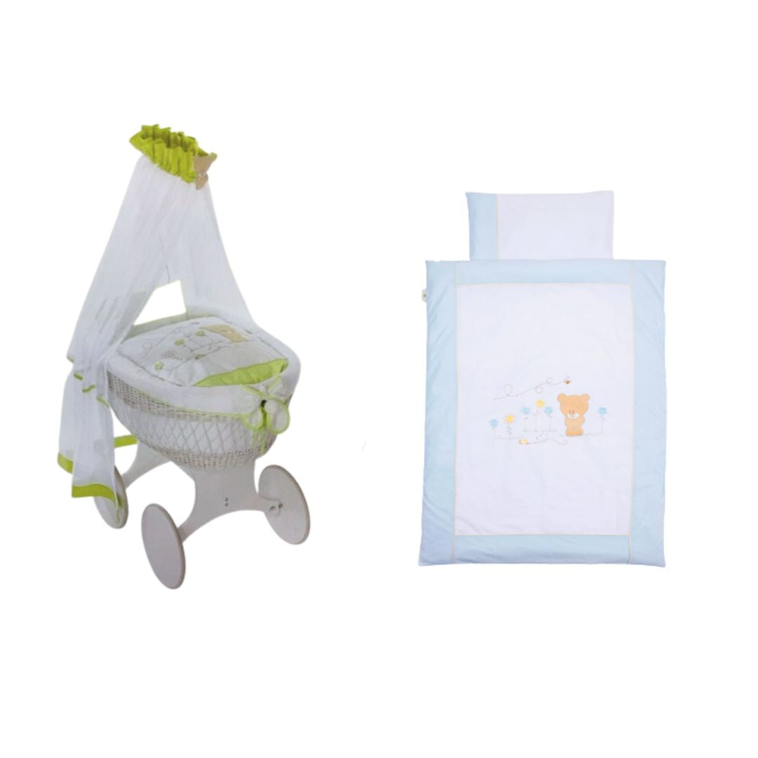 Easy Baby Stubenwagen Honeybär Blau