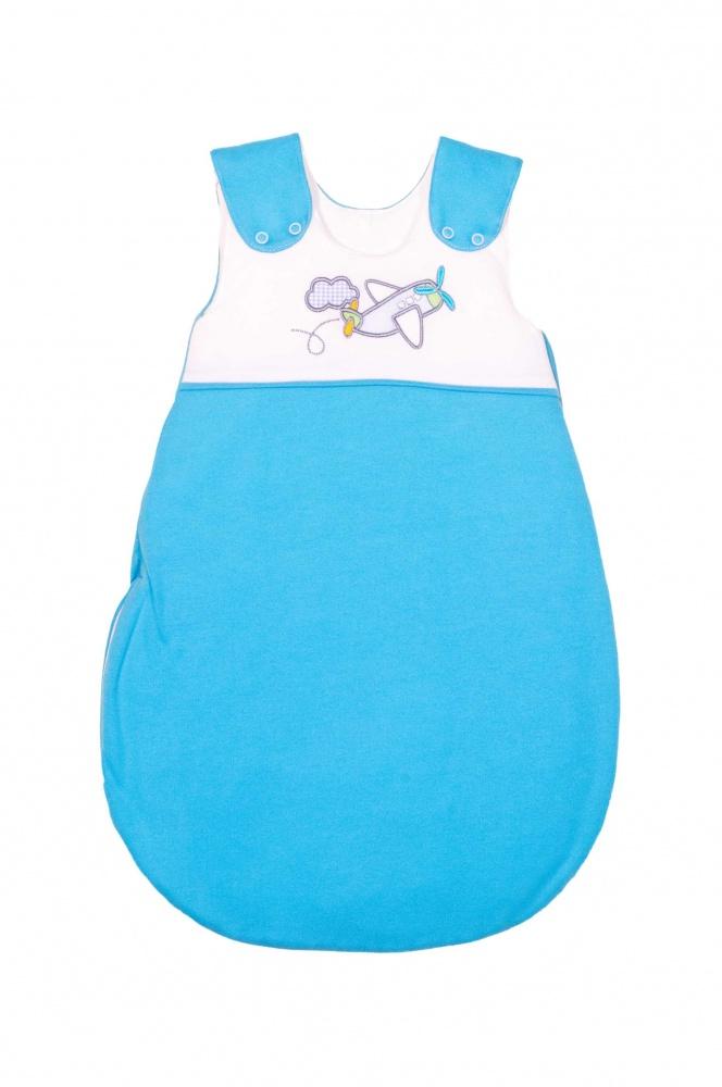 Kuli Muli Ganzjahresschlafsack Lyocell Jersey Dream Flight aqua