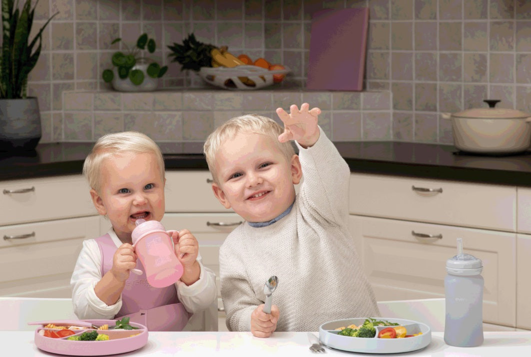 Everyday Baby Glas-Flasche Sippy Cup mit Silikon-Splitterschutz