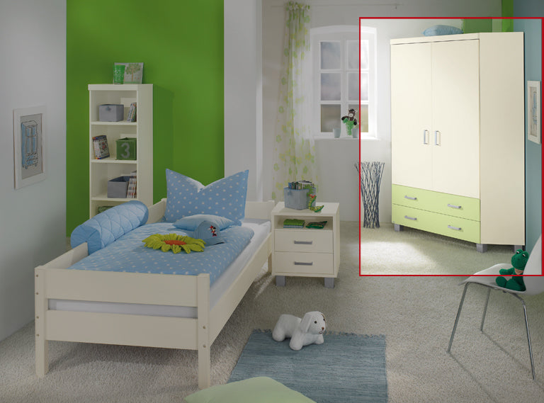 PAIDI BIANCOMO Eck-Kleiderschrank 2 Türen