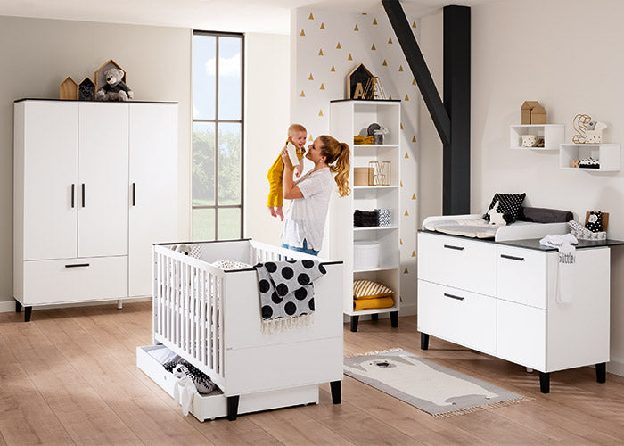 PAIDI ELIANA Kinderzimmer 3-teilig inkl. Wickelaufsatz