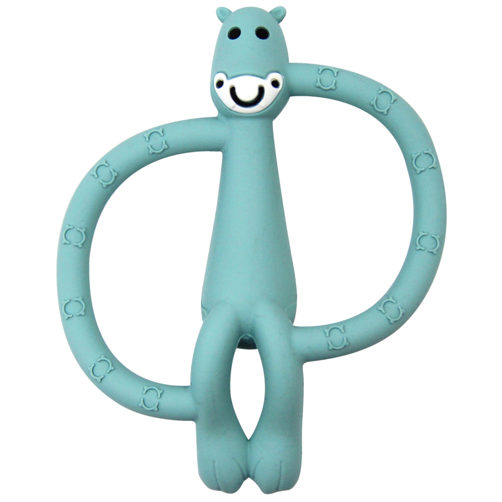 Kushies Silikonbeissring SiliSafari Nilpferd