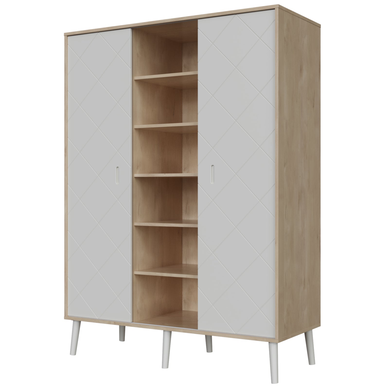 BISAL Peak Schrank XL nature-weiss