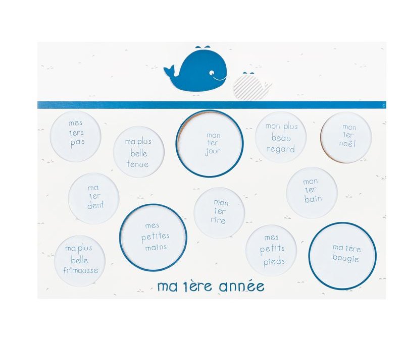 Sauthon Foto Collage Blue Baleine