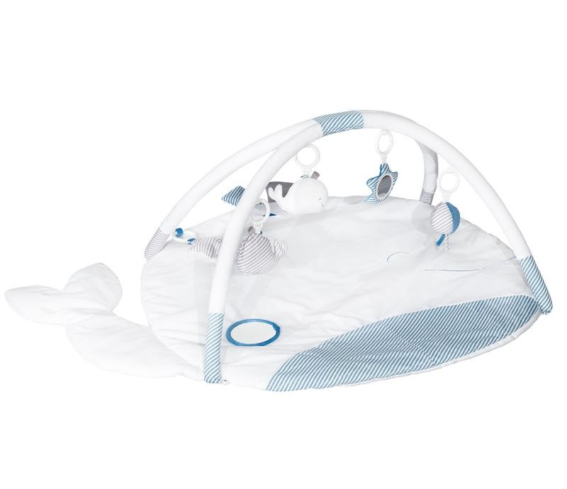 Sauthon Activity Decke Blue Baleine