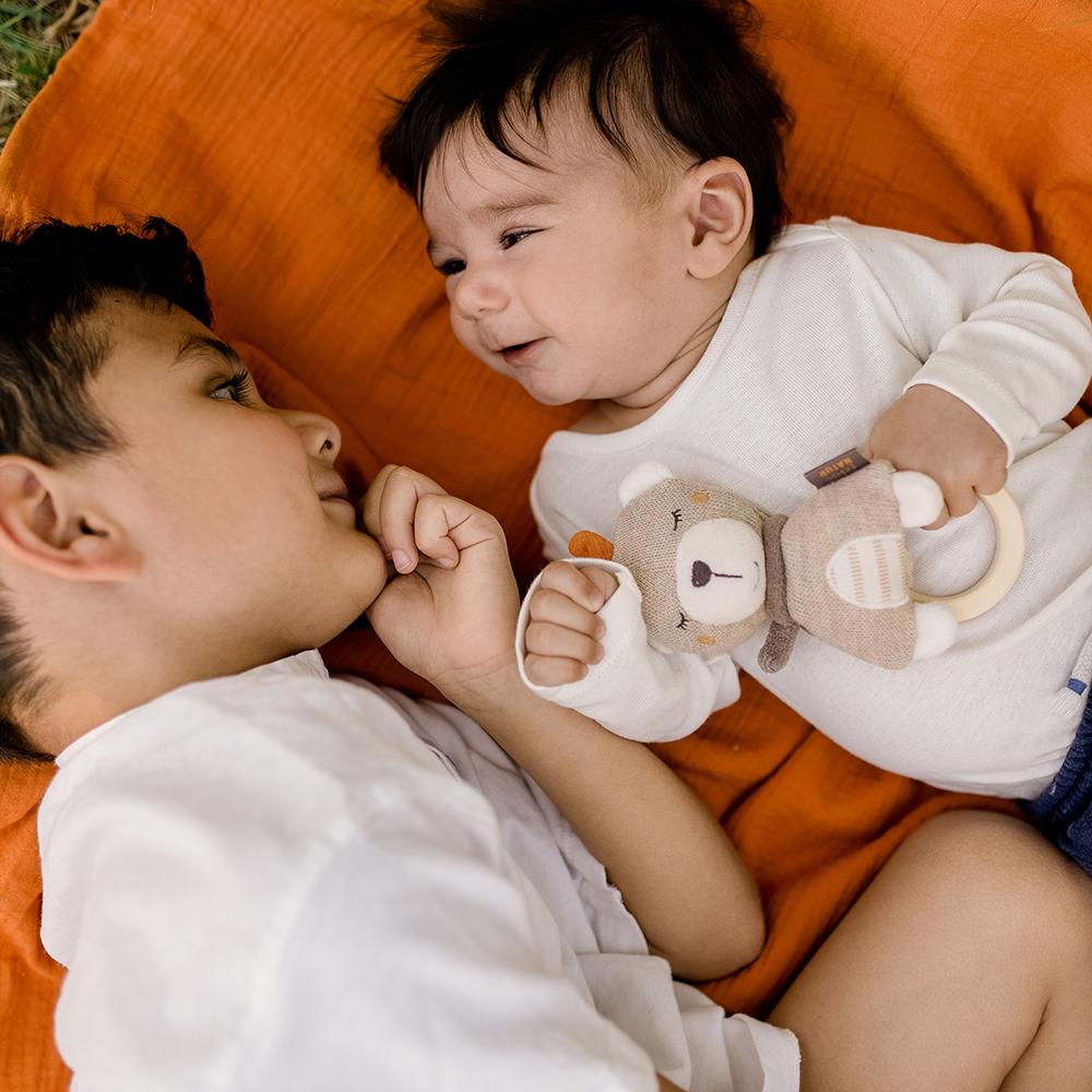 Fehn Holz-Greifling Teddy NATUR