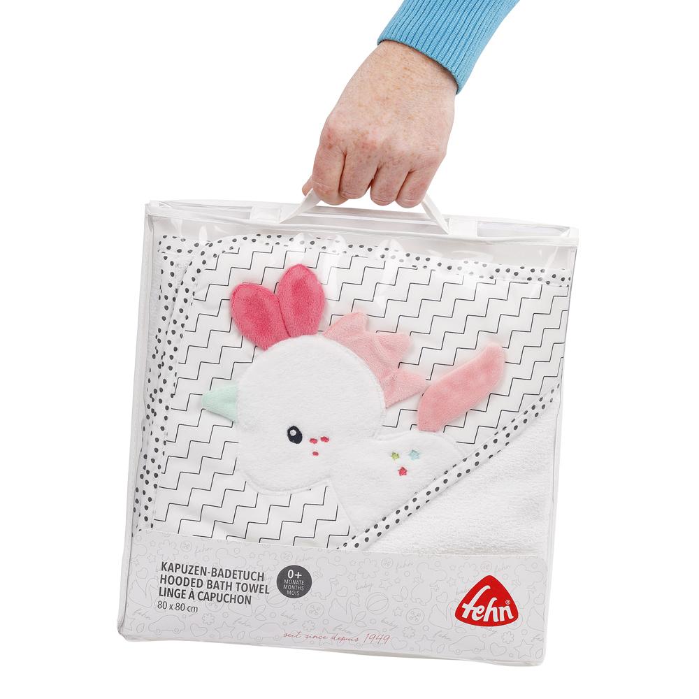 Fehn Kapuzenbadetuch Einhorn