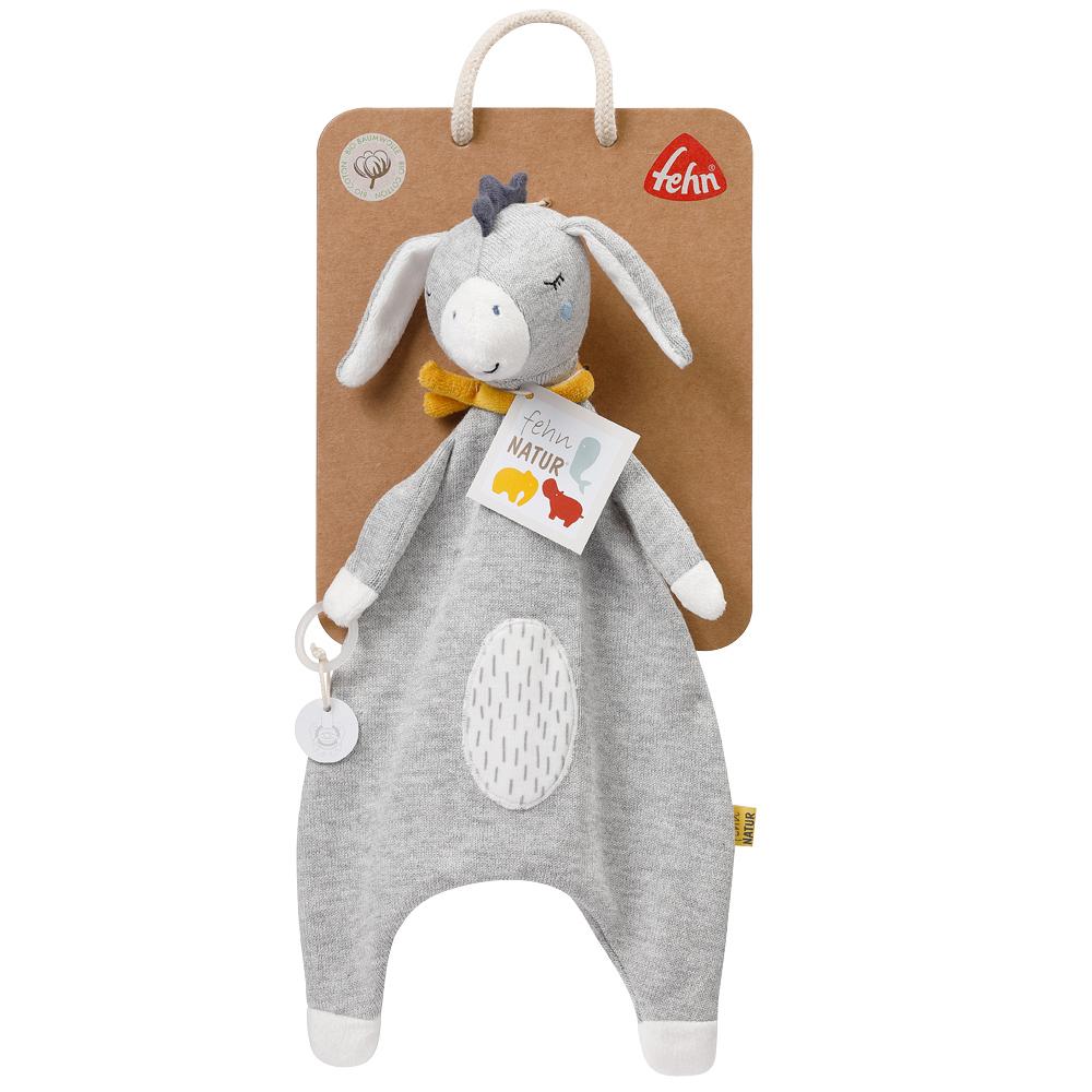 Fehn Schmusetuch Esel Natur