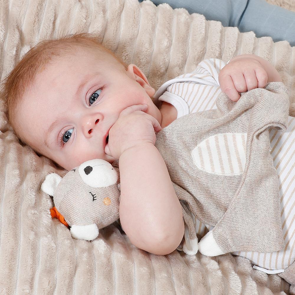 Fehn Schmusetuch Teddy Natur