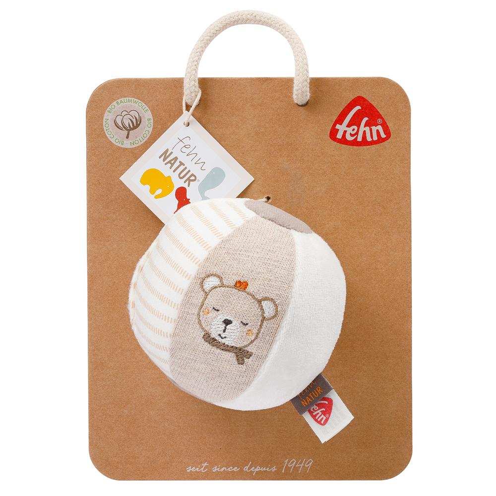 Fehn Stoffball Esel &amp; Teddy NATUR *Sale*