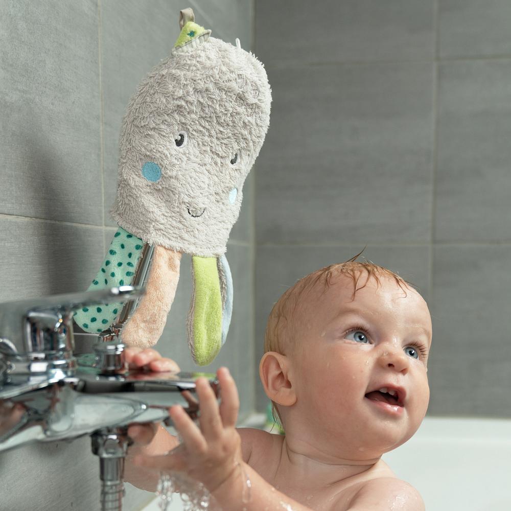 Fehn Waschhandschuh Oktopus
