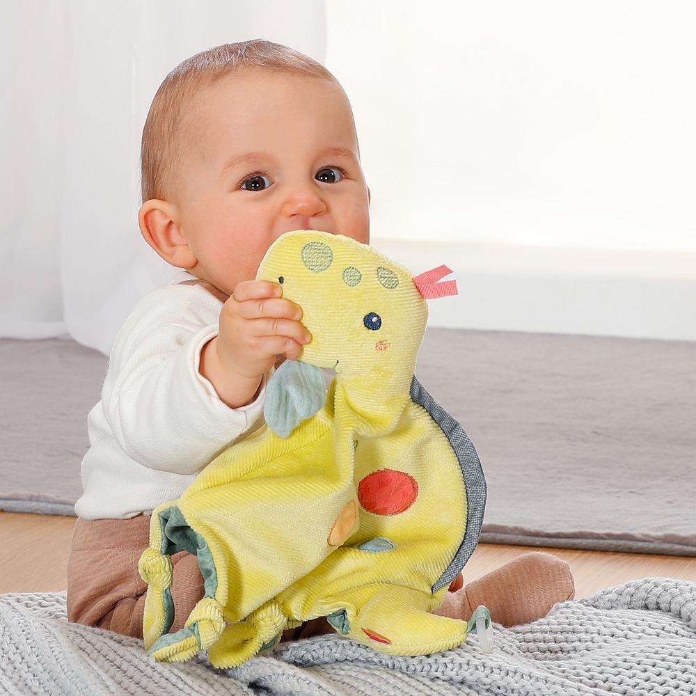 Fehn Schmusetuch-Handpuppe Dino