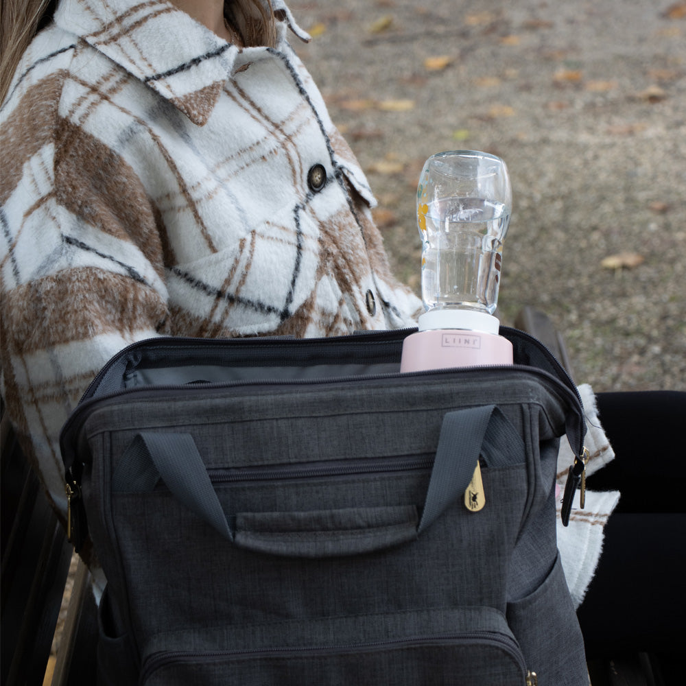 LIINI 2.0 Flaschenwärmer für unterwegs mit Akku Rosé