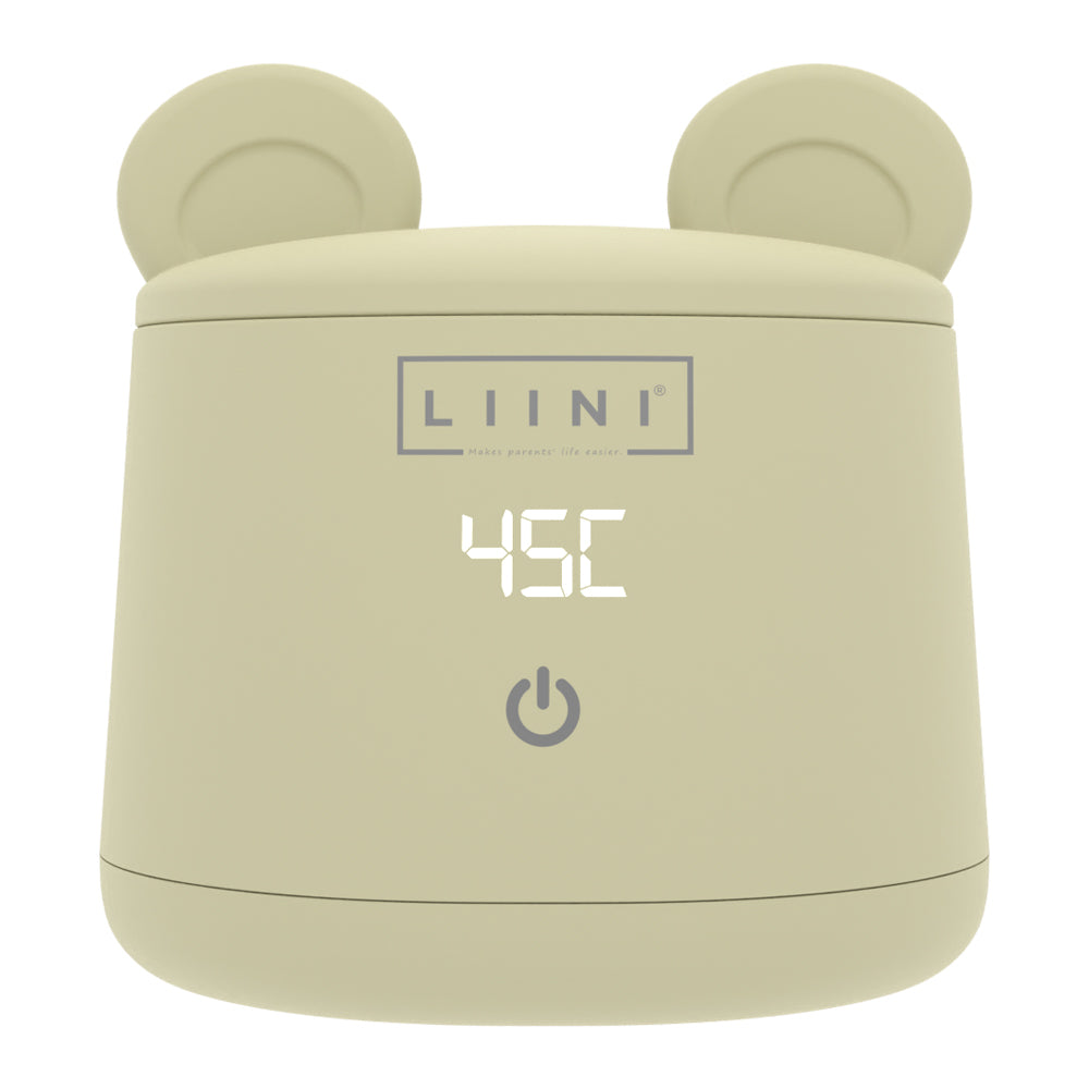LIINI 2.0 Flaschenwärmer für unterwegs mit Akku Olive